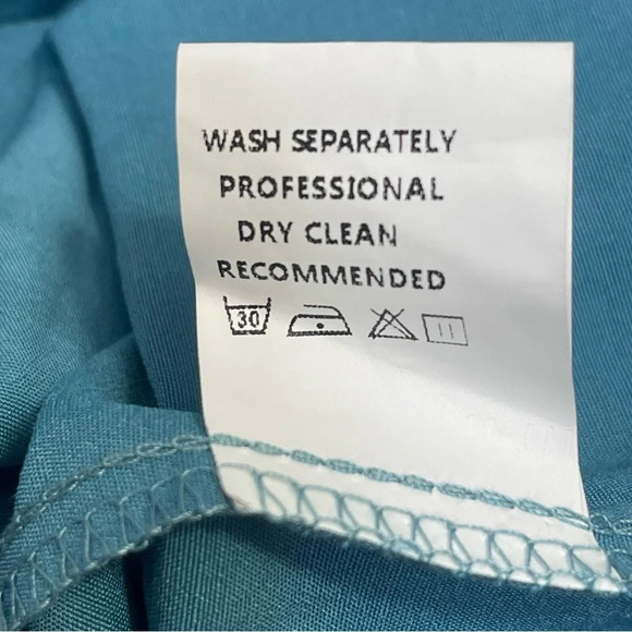 AMKOYAM Women's Puff Sleeve Tie Neck Swing Button Down Ruffle Maxi Dress… - Picture 8 of 9